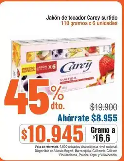 Alkosto Carey - jabón de tocador surtido oferta