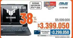 Alkosto Asus - tuf gaming laptop oferta