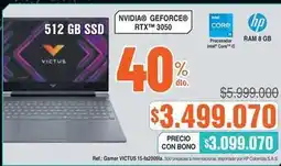 Alkosto Hp - gamer victus 15-fa0009nx oferta