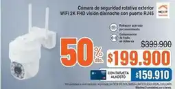Alkosto Visión - cámara de seguridad rotativa exterior wifi 2k fhd dialnoch con puerto rj45 oferta