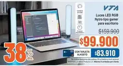 Alkosto Vta - luces led rgb nytro tipo gamer para escritorio oferta