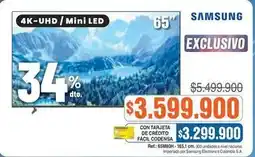 Alkosto Samsung - 4k-uhd / mini led tv 65 oferta