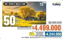 Alkosto Kalley - 4k-uhd / mini led tv oferta