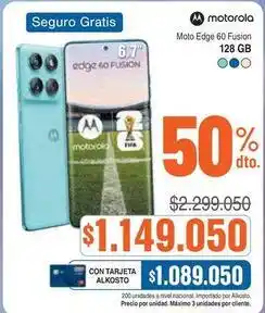 Alkosto Motorola - moto edge 60 fusion 128 gb oferta
