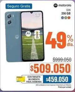 Alkosto Motorola - g06 256 gb oferta