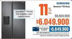 Alkosto Samsung - nevecón 778 litros oferta