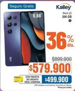 Alkosto Kalley - black z2 oferta