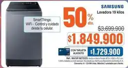Alkosto Samsung - lavadora 19 kilos oferta