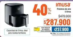 Alkosto Imusa - freidora de aire 5 litros oferta