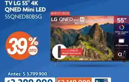 Alkosto Lg - tv 55 4k qned mini led 55qned80bsg oferta