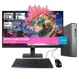 Falabella PC TINY THINKCENTRE NEO 50Q GEN 5 INTEL CORE 5 210H 32 GB RAM 2 TB SSD M.2 oferta