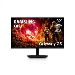 Falabella Monitor 32″ Odyssey G5 QHD IPS 180Hz 1ms FreeSync Gaming oferta