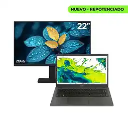Falabella PORTÁTIL AG15-71P-57KN INTEL CORE I5 13420H - RAM12GB - 512GB SSD - 15.6 FHD + MONITOR 22 120HZ oferta