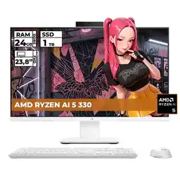 Falabella TODO EN UNO RYZEN AI 5-330 24GB RAM 1TB SSD 24 FHD oferta