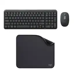 Falabella Combo Teclado y Mouse Bluetooth MK250 Compacto + Pad Mouse Studio Series oferta