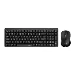 Falabella Combo Teclado y Mouse Inalámbrico Luxemate Q8100 Negro con Diseño Slim y Conexión USB Negro oferta