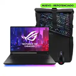 Falabella PORTATIL GAMER ROG STRIX INTEL CORE ULTRA 9-275HX 1TB SSD 16GB RAM RTX 5070 18'' W11 oferta