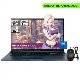 Falabella PORTATIL INTEL CORE 5-120U 12GB RAM 1TB SSD 15 FHD + MOUSE ORIGINAL oferta