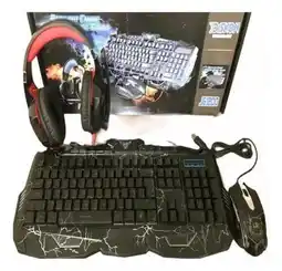 Falabella Combo Gamer Teclado Mouse + Audífonos JG1200 oferta