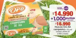 Metro Oro - huevos aa campesino oferta