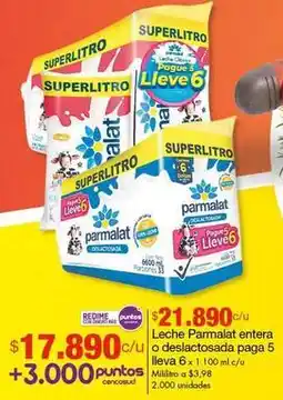Metro Parmalat - leche entera oferta