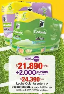Metro Colanta - leche entera o deslactosada oferta