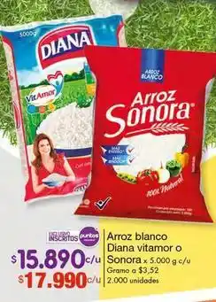 Metro Diana - arroz blanco oferta