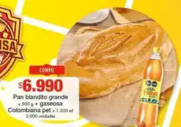 Metro Colombiana - pan blandito grande oferta