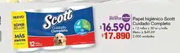 Metro Scott - papel higiénico cuidado completo oferta