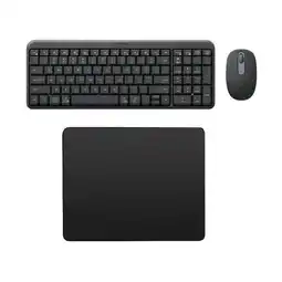 Falabella Combo Teclado y Mouse Bluetooth MK250 Compacto + Pad Mouse Small 25X21cm oferta