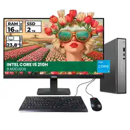 Falabella PC TINY THINKCENTRE NEO 50Q GEN 5 INTEL CORE 5 210H 16 GB RAM 2 TB SSD M.2 oferta