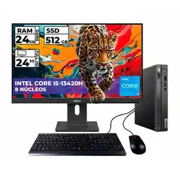 Falabella MINI PC THINKCENTRE NEO 50Q INTEL CORE I5 24GB RAM 512GB SSD + MONITOR 24″ FHD oferta