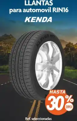 Alkosto Kenda llantas para automovil rin16 oferta