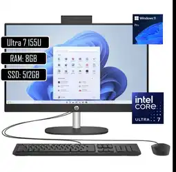 Falabella TODO EN UNO ProOne 240 G10, Intel Core Ultra 7 155U, RAM 8GB, 512GB, 23.8 Full HD, Win 11 Pro oferta