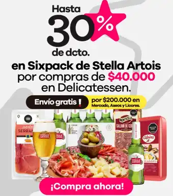 En sixpack de stella artois