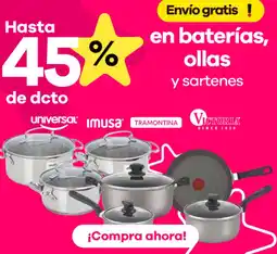 Éxito En baterías, ollas y sartenes oferta