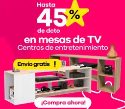 Éxito En mesas de tv centros de entretenimiento oferta