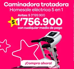 Éxito Caminadora trotadora homesale eléctrica 5 en 1 oferta