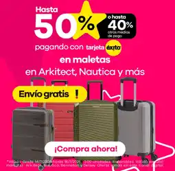 Éxito En maletas en arkitect, nautica y más oferta