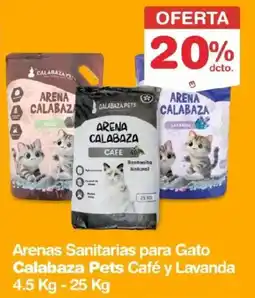Makro Arenas sanitarias para gato calabaza pets café y lavanda oferta