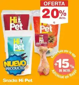 Makro Hi pet snacks oferta