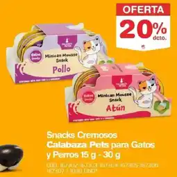 Makro Calabaza pets snacks cremosos para gatos y perros oferta