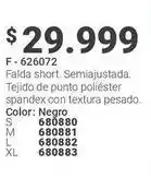 Carmel Textura - f - 626072 falda short. semiajustada oferta