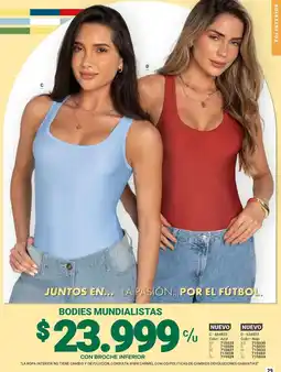 Carmel Xs - bodies mundialistas oferta