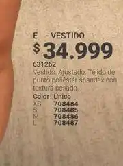 Carmel Textura - vestido 631262 oferta