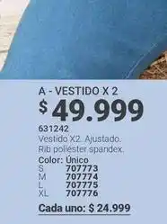 Carmel A - vestido x 2 oferta