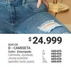 Carmel Suave - d - camiseta 626120 oferta
