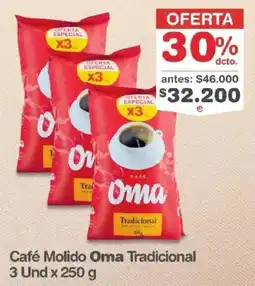 Makro Oma café molido tradicional oferta