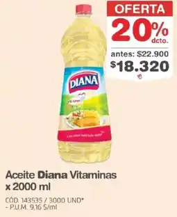Makro Diana aceite vitaminas oferta