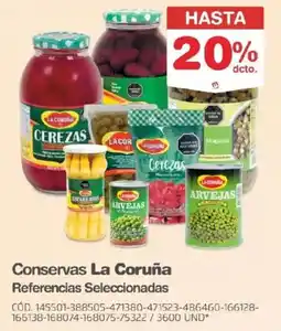Makro La coruña conservas referencias seleccionadas oferta